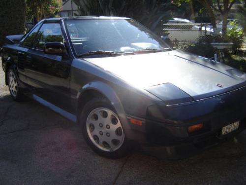 Photo Image Gallery & Touchup Paint: Toyota Mr2 in Black Metallic   (204)  YEARS: 1986-1988