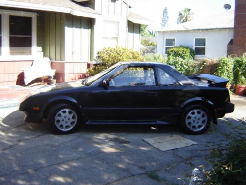 Photo Image Gallery & Touchup Paint: Toyota Mr2 in Black Metallic   (204)  YEARS: 1986-1988