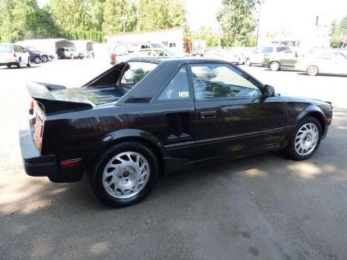 Photo Image Gallery & Touchup Paint: Toyota Mr2 in Black Metallic   (204)  YEARS: 1986-1988