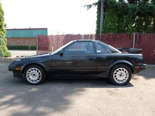 Photo Image Gallery & Touchup Paint: Toyota Mr2 in Black Metallic   (204)  YEARS: 1986-1988