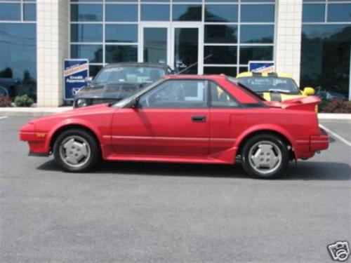 Photo Image Gallery & Touchup Paint: Toyota Mr2 in Super Red   (3E5)  YEARS: 1985-1989