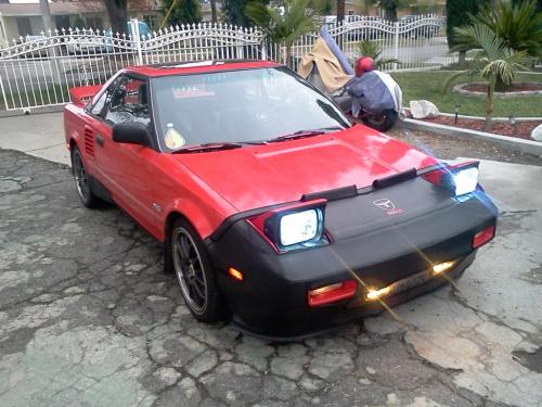 Photo Image Gallery & Touchup Paint: Toyota Mr2 in Super Red   (3E5)  YEARS: 1985-1989