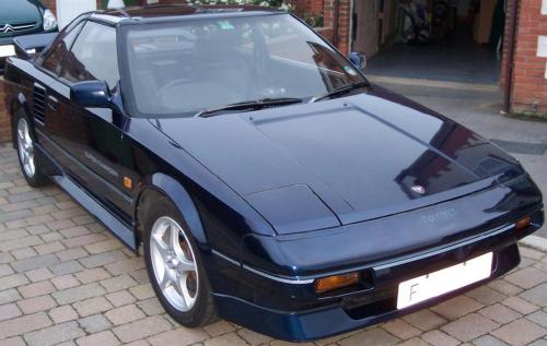 Photo Image Gallery & Touchup Paint: Toyota Mr2 in Dark Blue Pearl  (8E3)  YEARS: 1987-1989