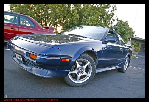 Photo Image Gallery & Touchup Paint: Toyota Mr2 in Dark Blue Pearl  (8E3)  YEARS: 1987-1989