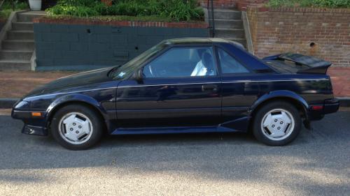 Photo Image Gallery & Touchup Paint: Toyota Mr2 in Dark Blue Pearl  (8E3)  YEARS: 1987-1989