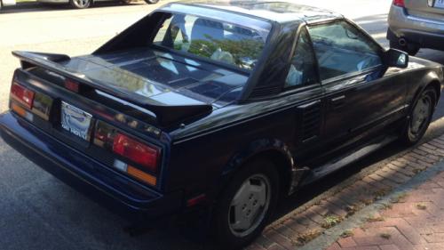Photo Image Gallery & Touchup Paint: Toyota Mr2 in Dark Blue Pearl  (8E3)  YEARS: 1987-1989