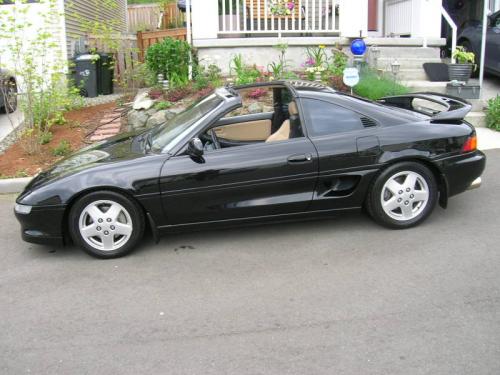 Photo Image Gallery & Touchup Paint: Toyota Mr2 in Black    (202)  YEARS: 1991-1995