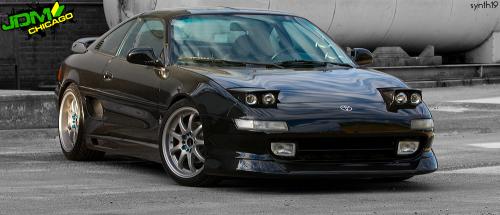 Photo Image Gallery & Touchup Paint: Toyota Mr2 in Black    (202)  YEARS: 1991-1995
