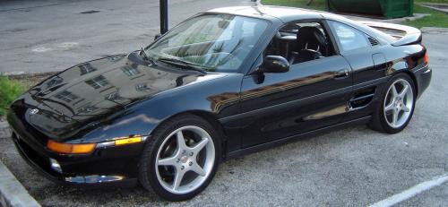 Photo Image Gallery & Touchup Paint: Toyota Mr2 in Black    (202)  YEARS: 1991-1995