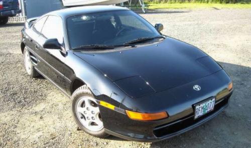 Photo Image Gallery & Touchup Paint: Toyota Mr2 in Black    (202)  YEARS: 1991-1995