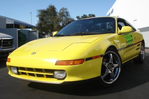 Photo Image Gallery & Touchup Paint: Toyota Mr2 in Signal Yellow   (567)  YEARS: 1991-1993
