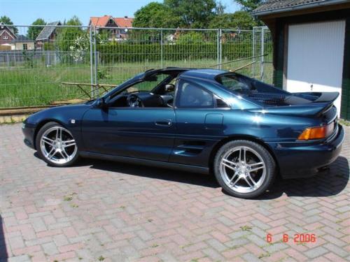Photo Image Gallery & Touchup Paint: Toyota Mr2 in Aquamarine Pearl   (742)  YEARS: 1991-1992