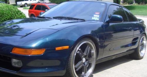 Photo Image Gallery & Touchup Paint: Toyota Mr2 in Aquamarine Pearl   (742)  YEARS: 1991-1992