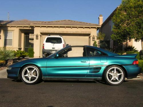 Photo Image Gallery & Touchup Paint: Toyota Mr2 in Turquoise Pearl   (746)  YEARS: 1993-1993
