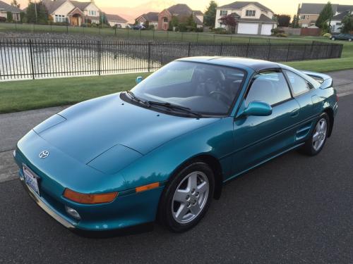 Photo Image Gallery & Touchup Paint: Toyota Mr2 in Turquoise Pearl   (746)  YEARS: 1993-1993