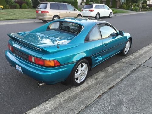 Photo Image Gallery & Touchup Paint: Toyota Mr2 in Turquoise Pearl   (746)  YEARS: 1993-1993