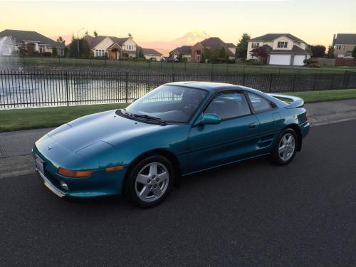 Photo Image Gallery & Touchup Paint: Toyota Mr2 in Turquoise Pearl   (746)  YEARS: 1993-1993
