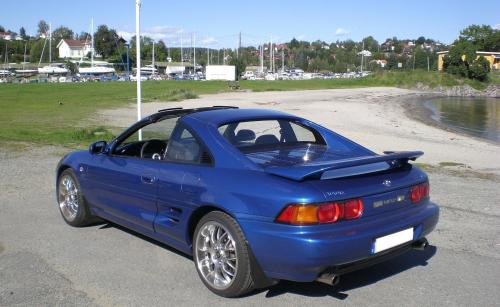 Photo Image Gallery & Touchup Paint: Toyota Mr2 in Tropical Blue Metallic  (8B6)  YEARS: 1994-1995
