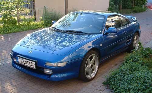Photo Image Gallery & Touchup Paint: Toyota Mr2 in Tropical Blue Metallic  (8B6)  YEARS: 1994-1995