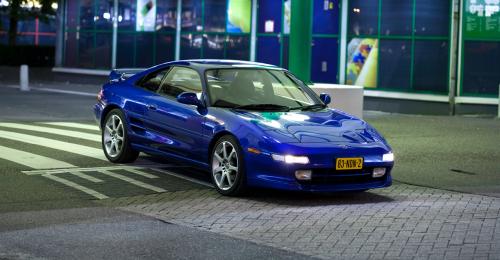Photo Image Gallery & Touchup Paint: Toyota Mr2 in Tropical Blue Metallic  (8B6)  YEARS: 1994-1995