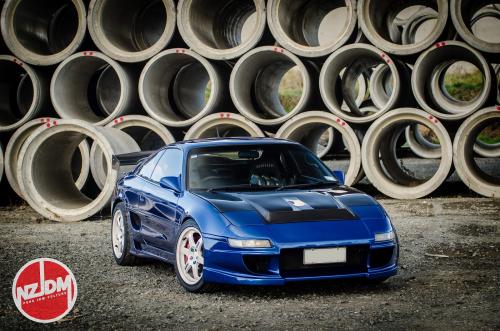 Photo Image Gallery & Touchup Paint: Toyota Mr2 in Tropical Blue Metallic  (8B6)  YEARS: 1994-1995