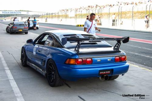 Photo Image Gallery & Touchup Paint: Toyota Mr2 in Tropical Blue Metallic  (8B6)  YEARS: 1994-1995