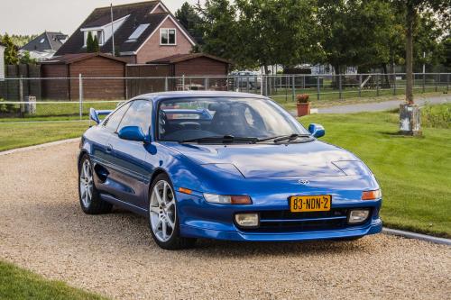 Photo Image Gallery & Touchup Paint: Toyota Mr2 in Tropical Blue Metallic  (8B6)  YEARS: 1994-1995