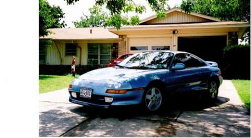 Photo Image Gallery & Touchup Paint: Toyota Mr2 in Blue Metallic   (8J2)  YEARS: 1993-1993
