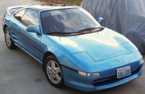 Photo Image Gallery & Touchup Paint: Toyota Mr2 in Blue Metallic   (8J2)  YEARS: 1993-1993