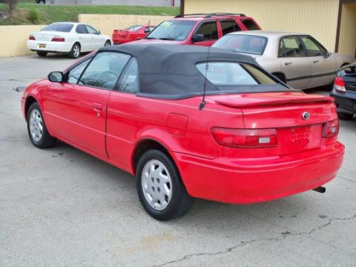 Photo Image Gallery & Touchup Paint: Toyota Paseo in Super Red   (3E5)  YEARS: 1996-1997
