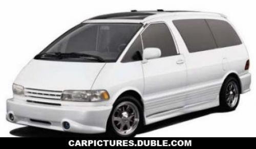 Photo Image Gallery & Touchup Paint: Toyota Previa in White    (041)  YEARS: 1991-1997
