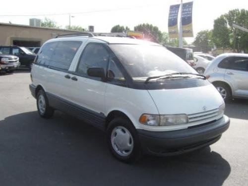 Photo Image Gallery & Touchup Paint: Toyota Previa in White    (041)  YEARS: 1991-1997