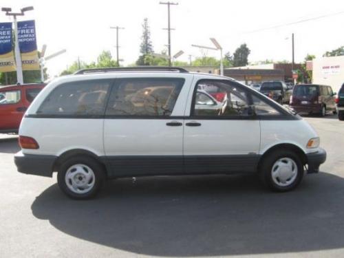 Photo Image Gallery & Touchup Paint: Toyota Previa in White    (041)  YEARS: 1991-1997