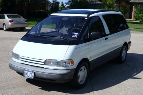 Photo Image Gallery & Touchup Paint: Toyota Previa in White    (041)  YEARS: 1991-1997