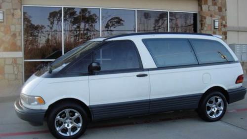 Photo Image Gallery & Touchup Paint: Toyota Previa in White    (041)  YEARS: 1991-1997