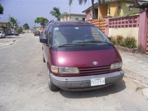 Photo Image Gallery & Touchup Paint: Toyota Previa in Burgundy Pearl   (3H8)  YEARS: 1991-1996