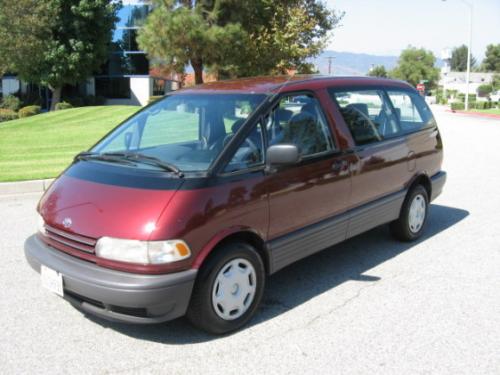 Photo Image Gallery & Touchup Paint: Toyota Previa in Burgundy Pearl   (3H8)  YEARS: 1991-1996