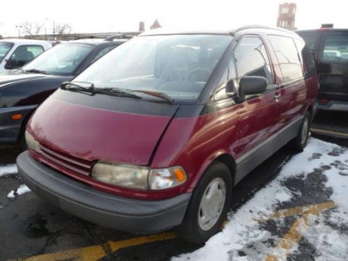Photo Image Gallery & Touchup Paint: Toyota Previa in Garnet Red Pearl  (3J7)  YEARS: 1991-1997