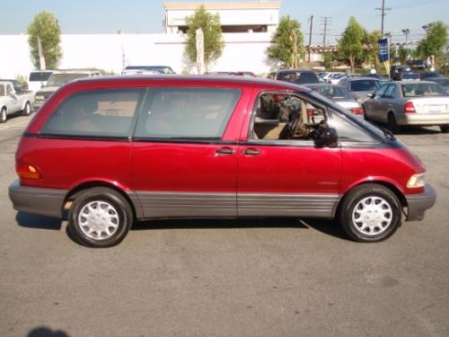 Photo Image Gallery & Touchup Paint: Toyota Previa in Garnet Red Pearl  (3J7)  YEARS: 1991-1997