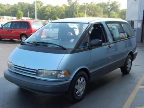Photo Image Gallery & Touchup Paint: Toyota Previa in Ice Blue Pearl  (8G2)  YEARS: 1991-1993