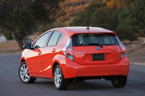Photo Image Gallery & Touchup Paint: Toyota Priusc in Habanero    (4V7)  YEARS: 2012-2012