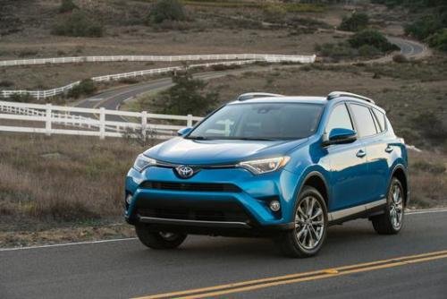 Photo Image Gallery & Touchup Paint: Toyota Rav4 in Electric Storm Blue  (8X7)  YEARS: 2016-2017