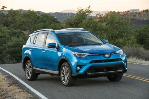 Photo Image Gallery & Touchup Paint: Toyota Rav4 in Electric Storm Blue  (8X7)  YEARS: 2016-2017