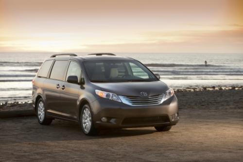 Photo Image Gallery & Touchup Paint: Toyota Sienna in Predawn Gray Mica  (1H1)  YEARS: 2011-2017