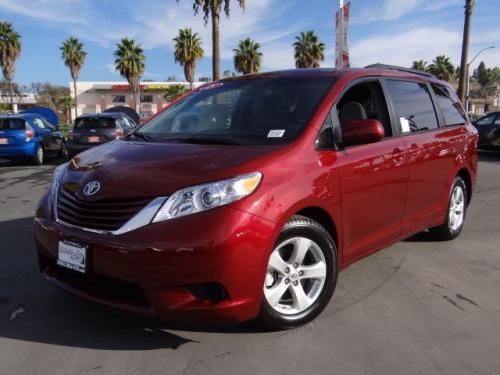 Photo Image Gallery & Touchup Paint: Toyota Sienna in Salsa Red Pearl  (3Q3)  YEARS: 2011-2017