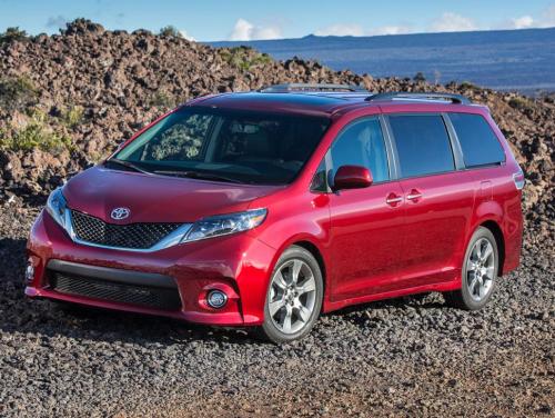 Photo Image Gallery & Touchup Paint: Toyota Sienna in Salsa Red Pearl  (3Q3)  YEARS: 2011-2017