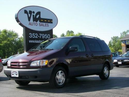 Photo Image Gallery & Touchup Paint: Toyota Sienna in Napa Burgundy Pearl  (3M6)  YEARS: 1998-2000