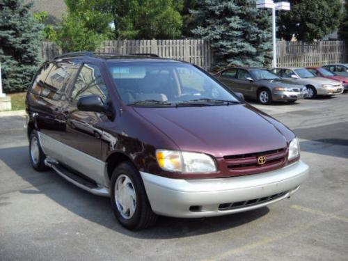 Photo Image Gallery & Touchup Paint: Toyota Sienna in Napa Burgundy Pearl  (3M6)  YEARS: 1998-2000