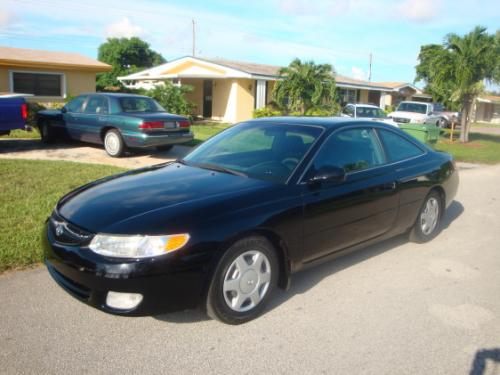 Photo Image Gallery & Touchup Paint: Toyota Solara in Black Metallic   (204)  YEARS: 1999-1999
