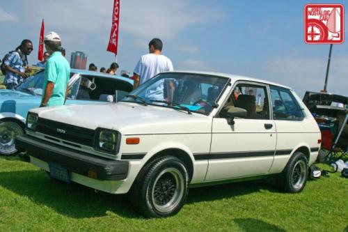 Photo Image Gallery & Touchup Paint: Toyota Starlet in White    (033)  YEARS: 1981-1984